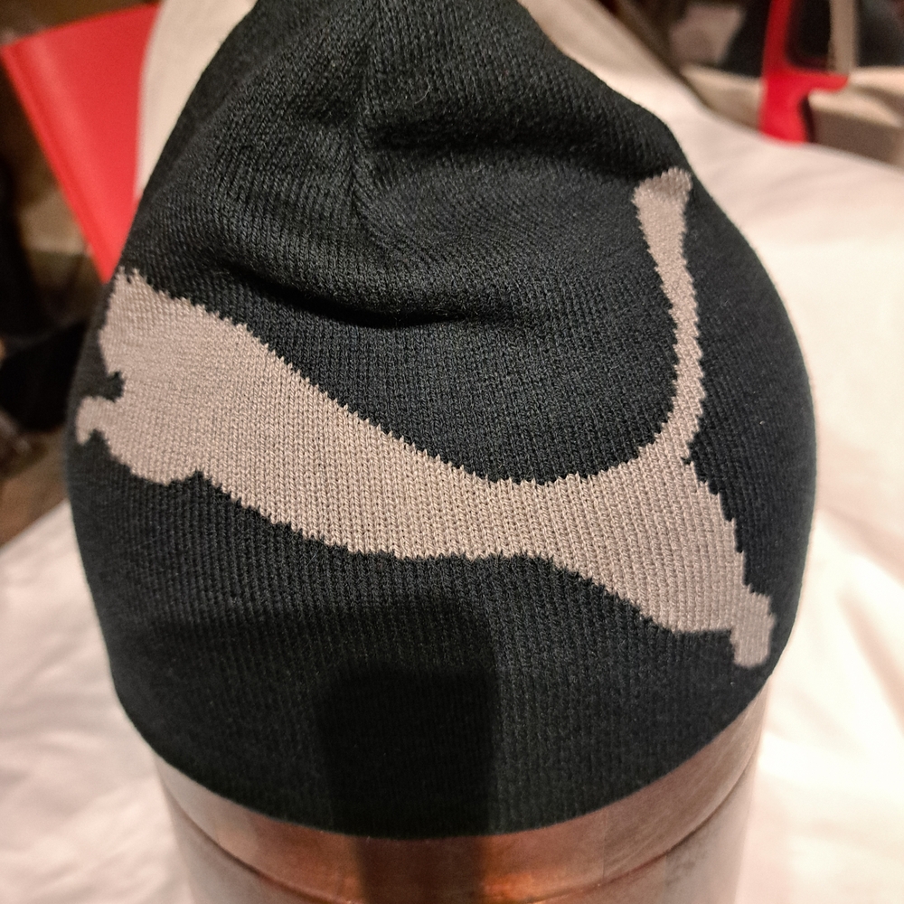 Puma Black and Gray Beanie